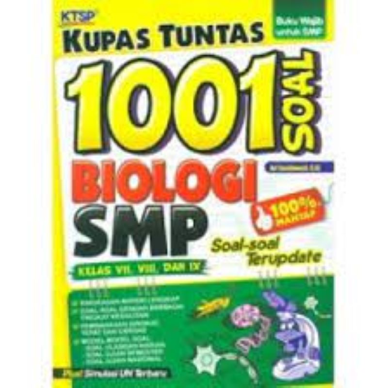 Buku Kupas Tuntas 1001 Soal Biologi SMP Kelas VII,VIII,dan IX