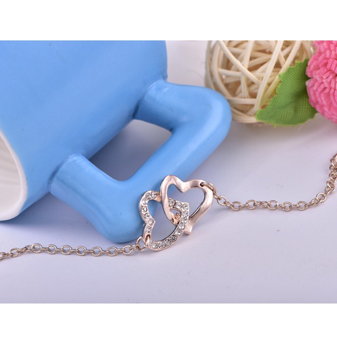 Gelang Fashion korea suka bracelet wanita berlian imitasi