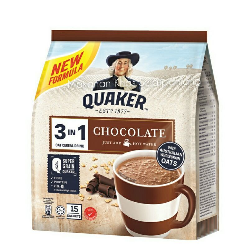 Quaker 3 in 1 oat cereal / Quaker Oatmeal 3in1 Malaysia Aneka Rasa