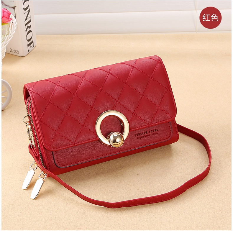 Dompet HP / Tas Kulit / Tas Selempang Wanita Impor / Tas Bahu / Sling Bag / Korean Bag / Woman Bag / 350