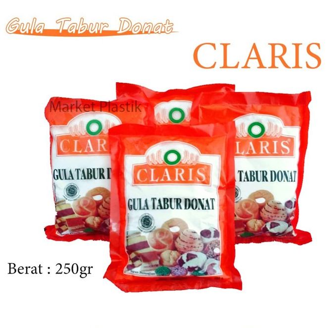 

Gula Donat Claris/Gula halus/Gula tabur donat 250gram - G. Tabur Donat