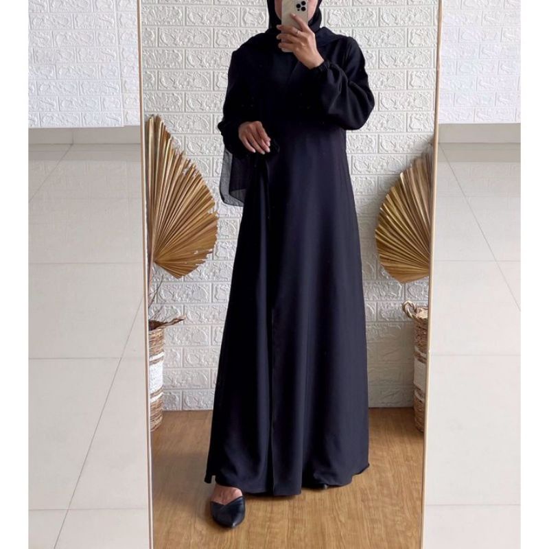 ARSEN DRESS ukuran  S M L XL fashion muslim basic stylish remaja kekinian GAMIS VIRAL