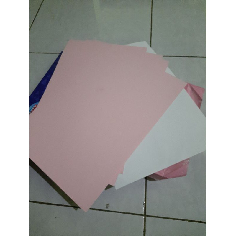 

HVS 70Gsm kertas F4 Warna Pink Isi 10