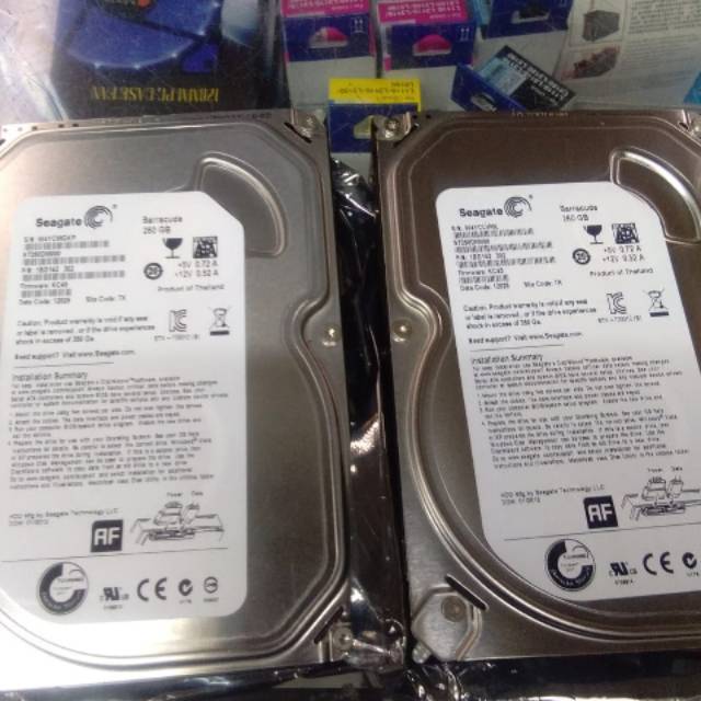 Hdd int seagate 250gb garansi 6bulan