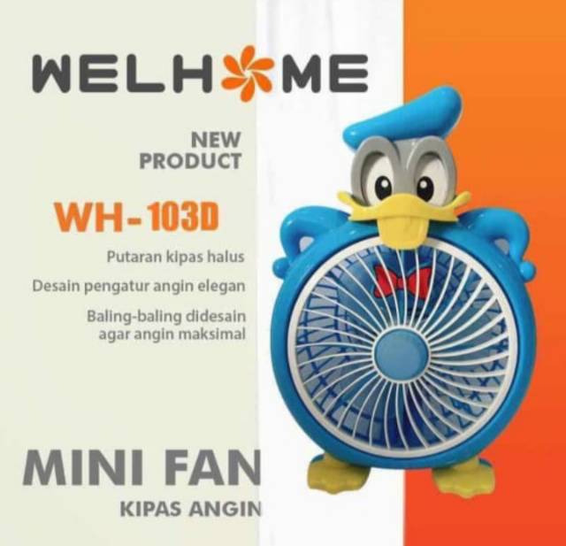 Kipas angin Karakter Well Home/Kipas Meja Karakter/Kipas Angin Gambar Boneka