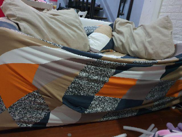 Cover Sofa 2 Seater Dudukan Import Elastis Stretch Sarung Penutup Pelindung Sofa
