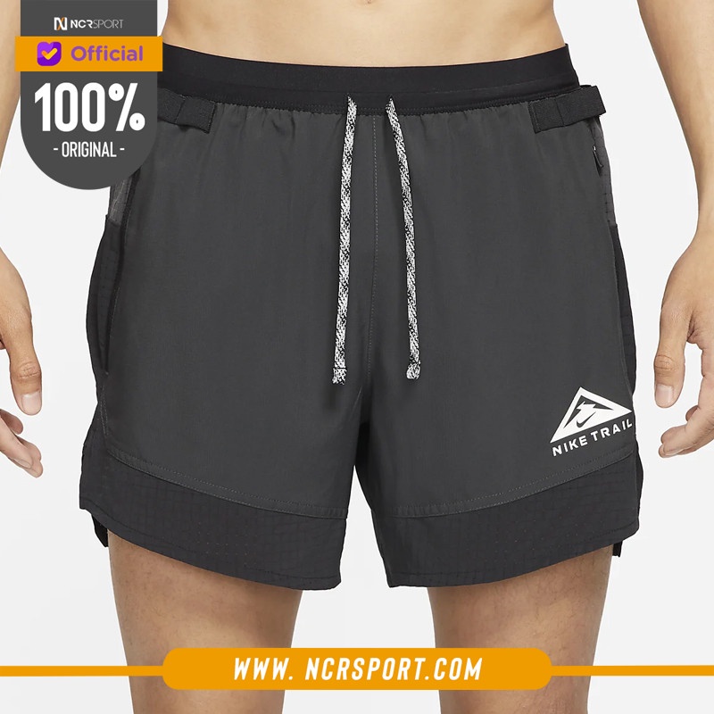 CELANA TRAIL NIKE ORIGINAL TRAIL DRI-FIT FLEX STRIDE SHORTS BLACK CZ9
