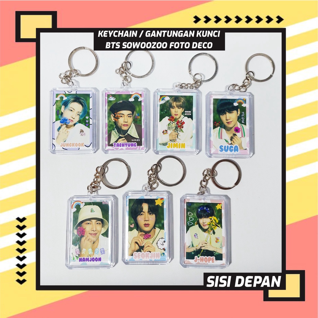 Gantungan Kunci / Keychain BTS Sowoozoo