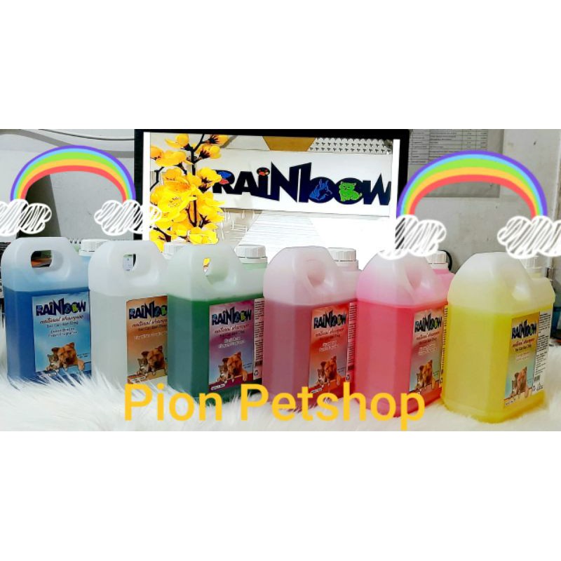 Rainbow Natural Shampo 1 liter untuk anjing dan kucing