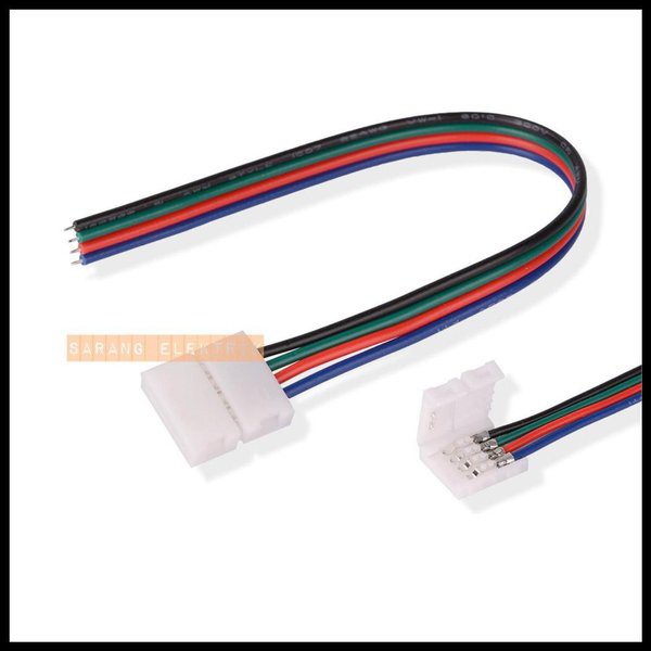 [DEV-9016] KABEL JEPIT 2 SISI LED STRIP RGB 3528/5050