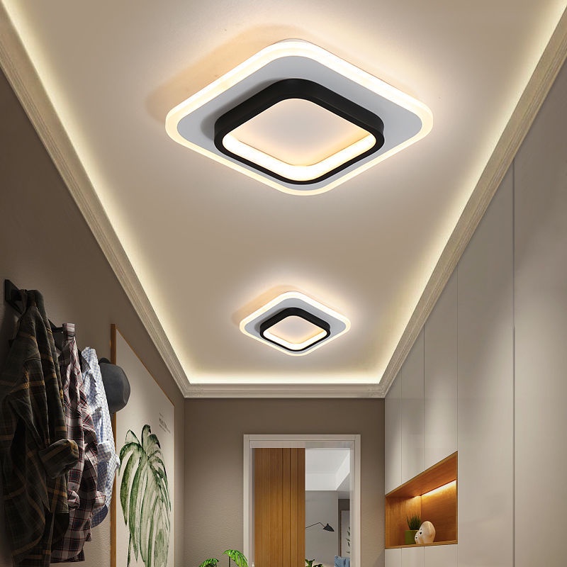 Golden LED Lampu Plafon 3Warna LED Ceiling Light Lampu Hias Rumah Ruang Tamu Kamar Minimalis Tempat Lampu Plafon