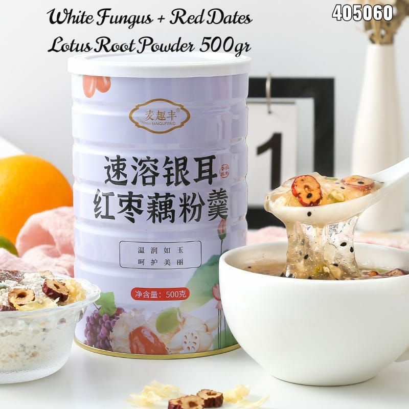 Jual Bubur Akar Teratai White Fungus Red Detas Lotus Root Powder