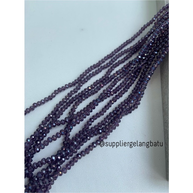 Crystal Ceko 4mm AMETHYST quartz UNGU kecubung KUARSA kuarsa kristal