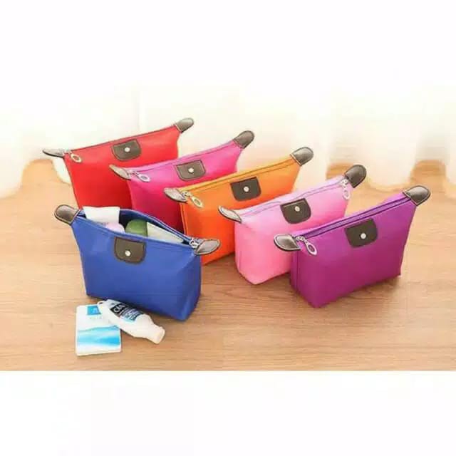 ~ PIYOSHI08 ~ Tas Pouch Wanita Travel Serbaguna Kosmetik Alat Make up Polos Murah AF22