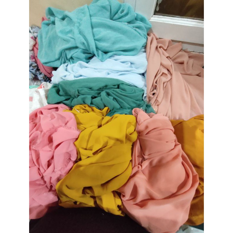 KAIN KILOAN CHIFFON SIFON CERRUTY POLOS