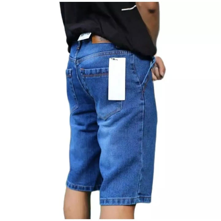 CELANA JEANS PENDEK PRIA TERBARU HARIAN NYAMAN BAHAN DENIM PROMO MURAH