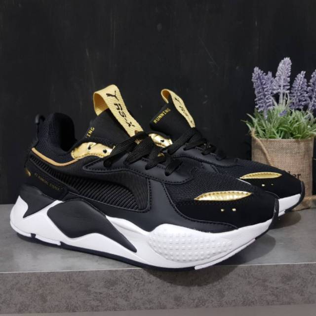 Sepatu  Puma Rs-X "Black Gold"