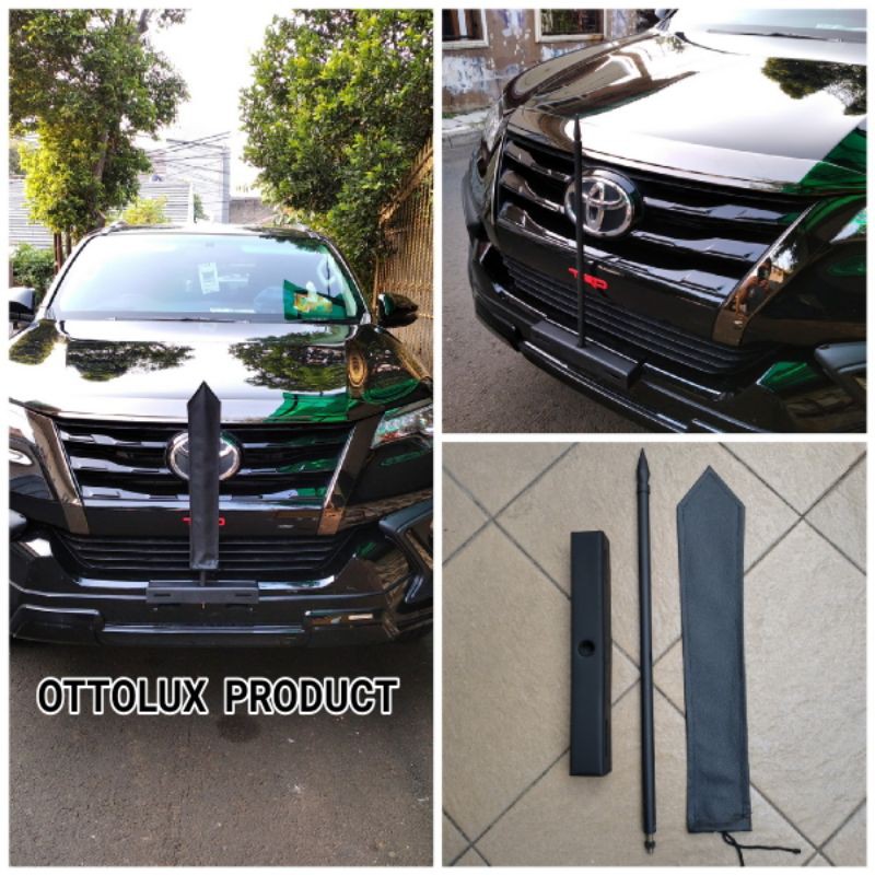 Tiang Komando + Dasi Mobil. Tiang bendera. Tongkat komando.