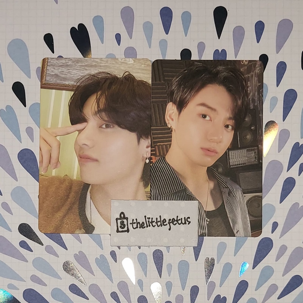 BTS OFFICIAL PHOTOCARD PC RPC BE ESS BE ESSENTIAL TAEHYUNG V JUNGKOOK JK