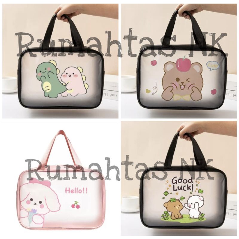Tas Organizer Excellent Transparan 26 x 15