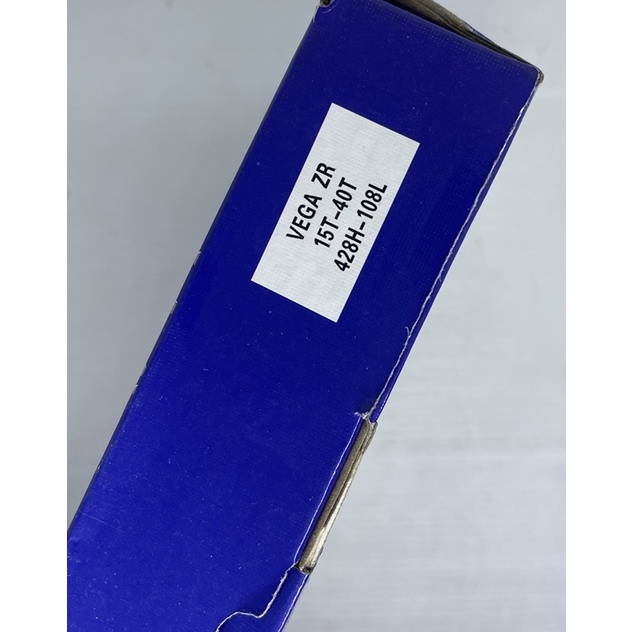 Gir Paket Gir Gear Set Rantai Yamaha Vega ZR 15T-40T / 428H-108L Depan Belakang Rantai Bakaran