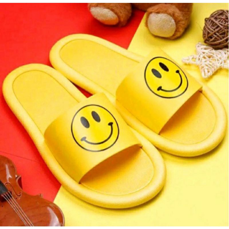 SandaL Wanita Kokop Smile SandaL rumah Slip~on termurah