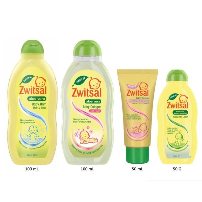 Zwitsal Natural Basic Pack Perawatan Kulit Bayi (TOPLES)