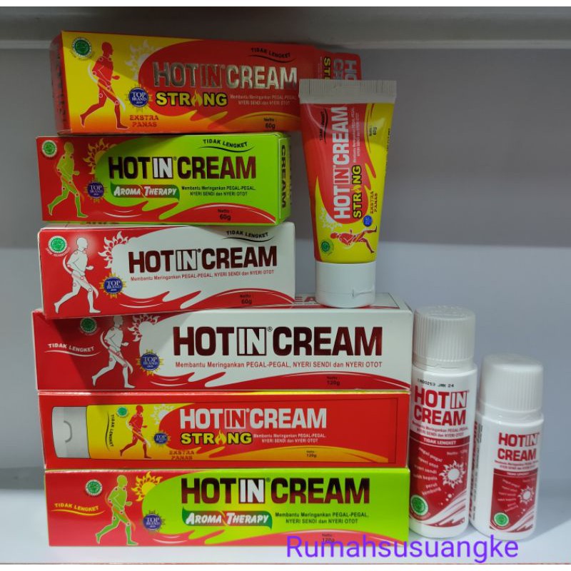 Hot in Cream Tube &amp; Botol 60g &amp; 120g
