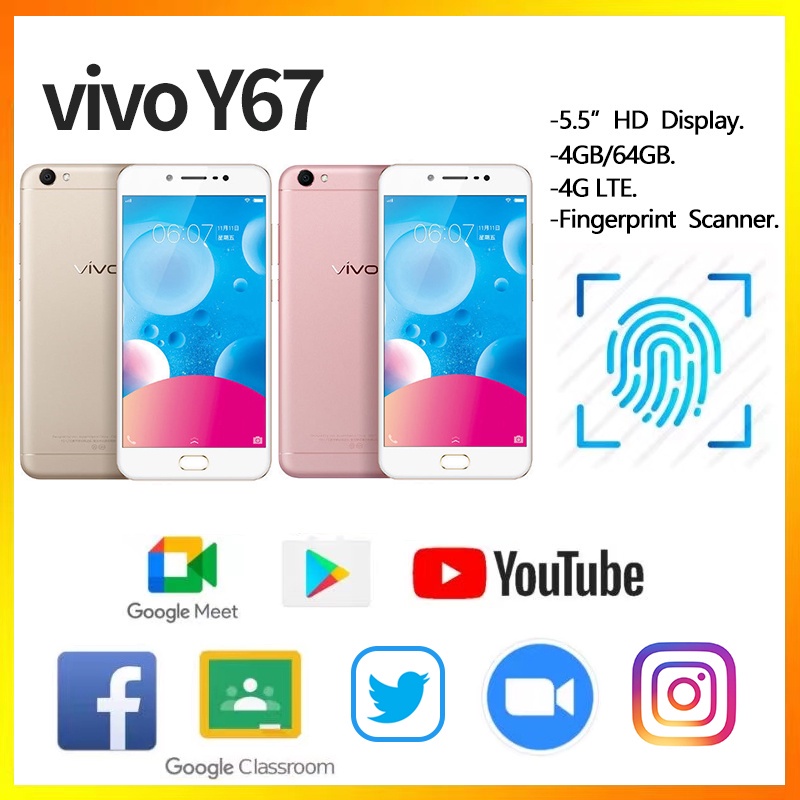promo hp baru vivo y67 4/64-32gb