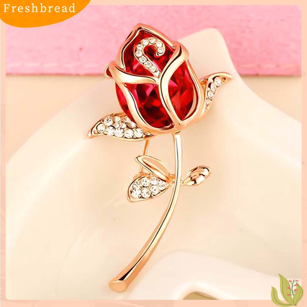 Fresh| Bros Bentuk Bunga Mawar Bahan Alloy Untuk Wanita