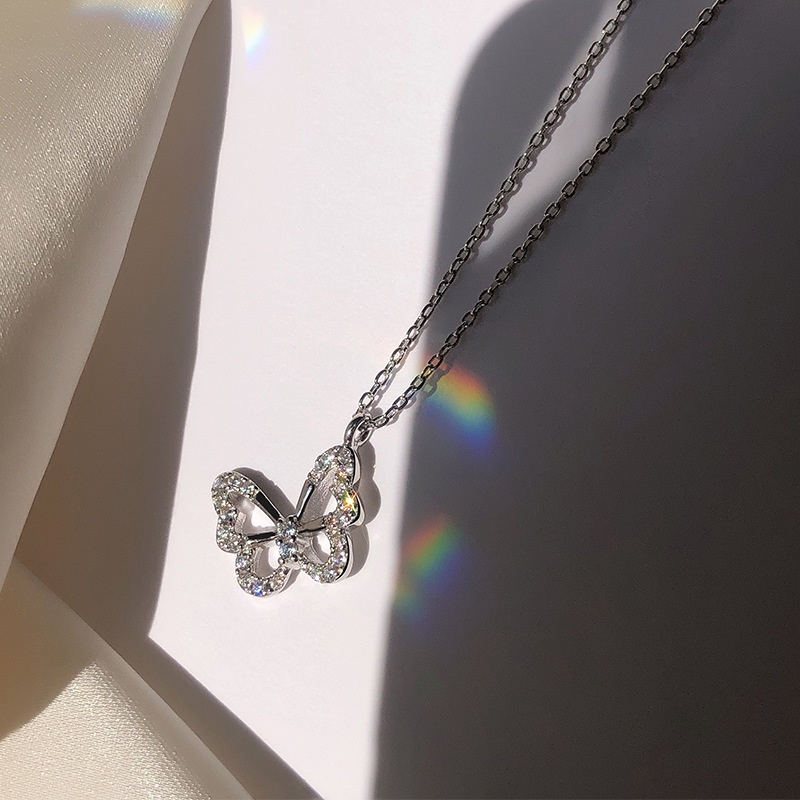 Kalung Model Hollow Butterfly Gaya Korea Untuk Aksesoris