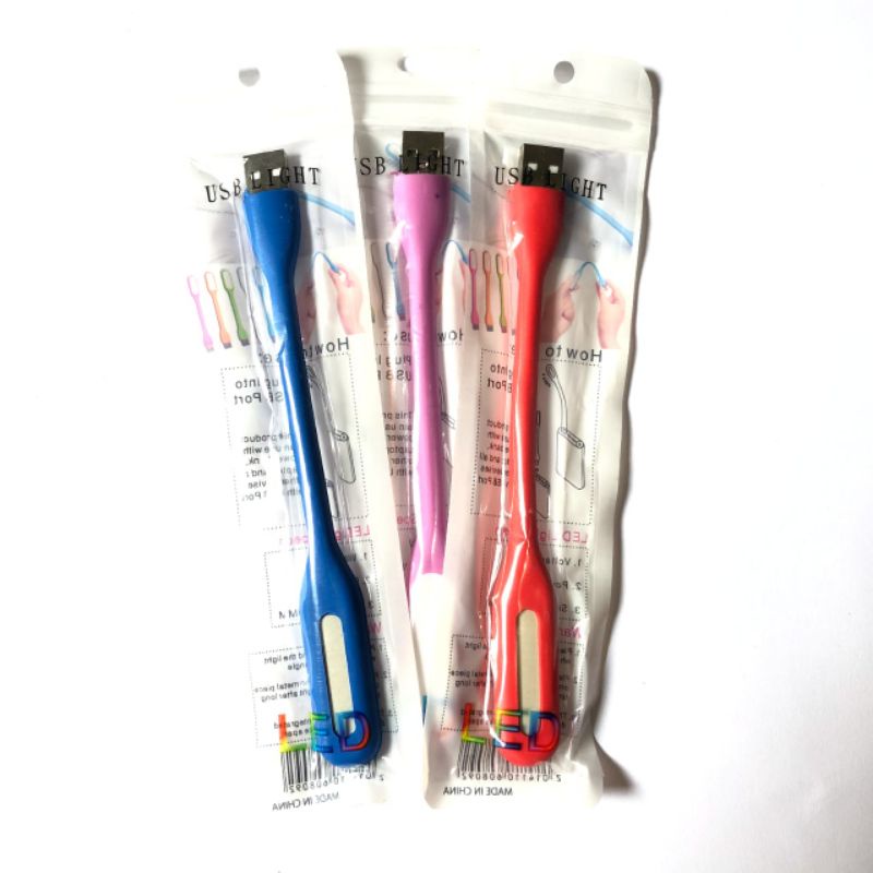 Lampu USB LED Fleksible Portable LED Senter