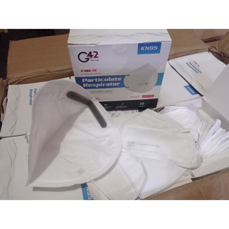Masker kn95 putih G42 isi 20pcs