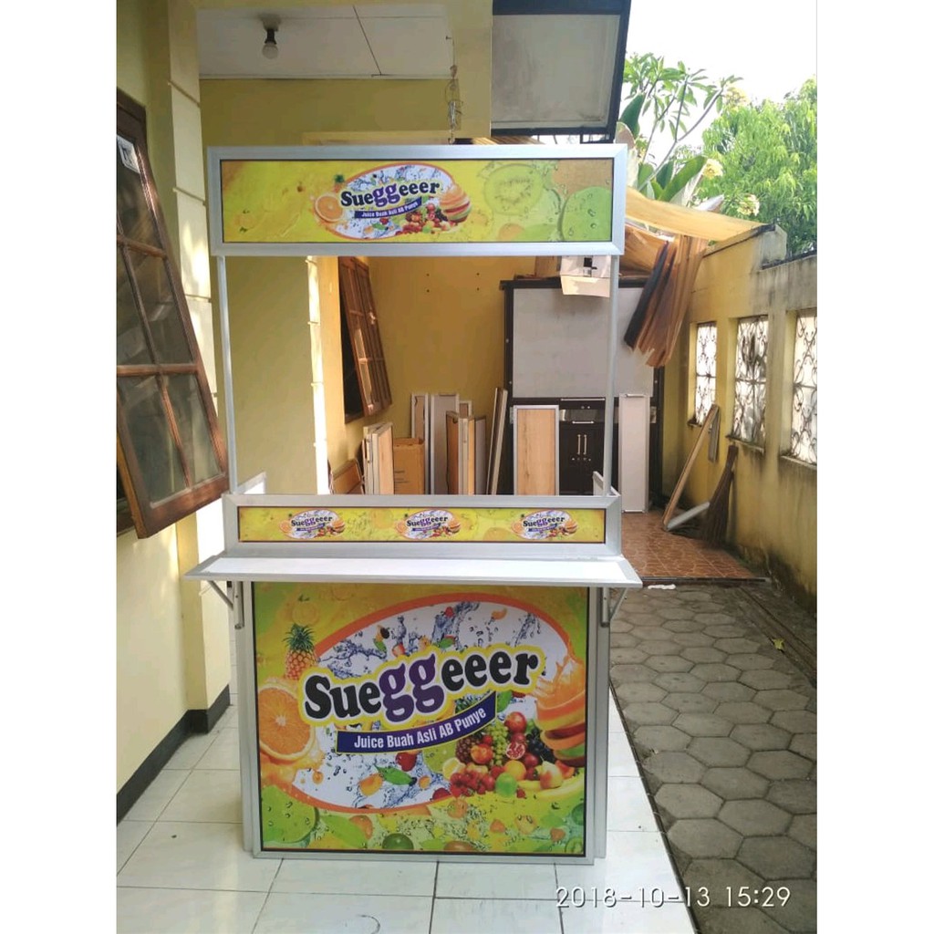 booth portable gerobak lipat harga termasuk bener dan pasang Best Quality