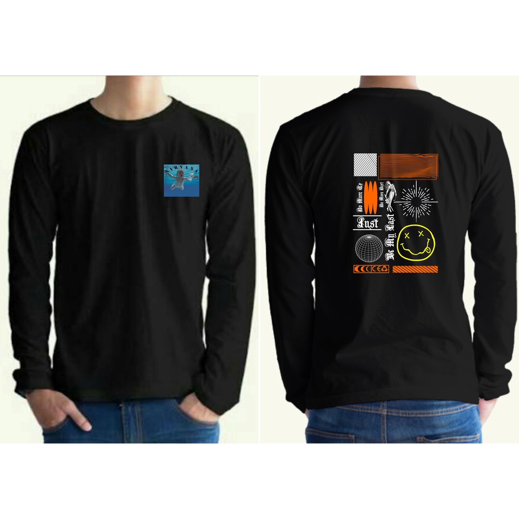 kaos pria wanita lengan panjang sablon a3 bebas desain kaos foto sendiri kaos foto estetik kaos foto