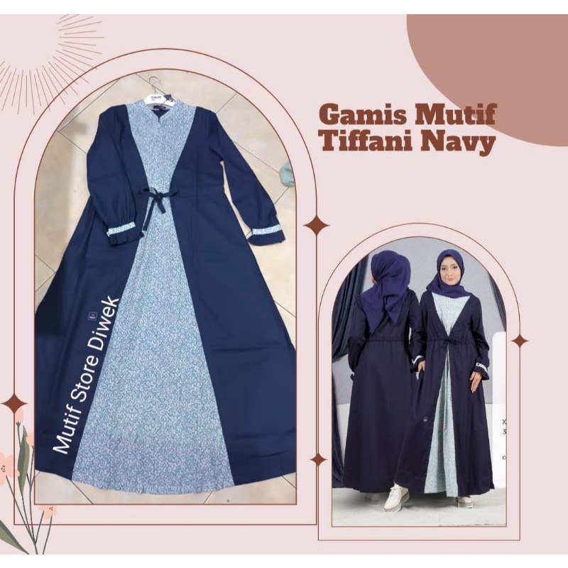 MUTIF GAMIS TIFFANI NAVY