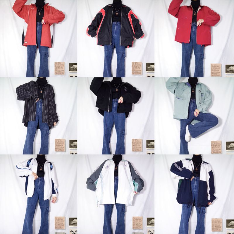 (TERBARU 8/6/22 slide 27-38) THRIFT VINTAGE JAKET OVERSIZE MURAH-2