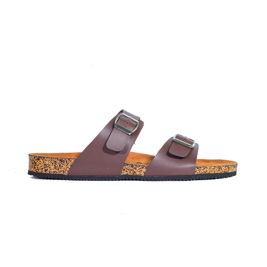 Xander Brown | Sendal Jepit Tali Kulit Simpel Kayu Pria Cowok Men Sandal Footwear | FORIND x Zensa