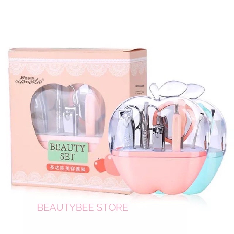 APPLE MENICURE SET / BEAUTY SET / MENIPEDI SET LAMEILA 9 IN 1