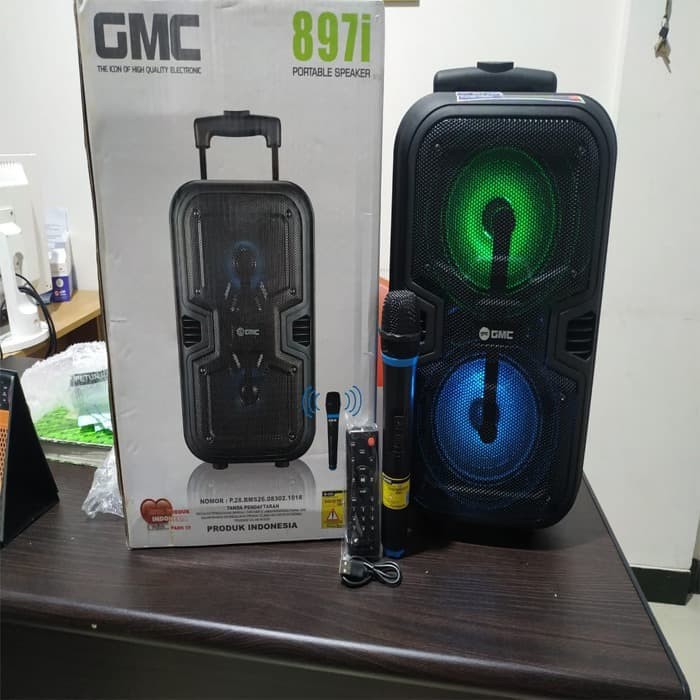 SPEAKER BLUETOOTCH GMC 897I FREE MIC 1 - Hitam