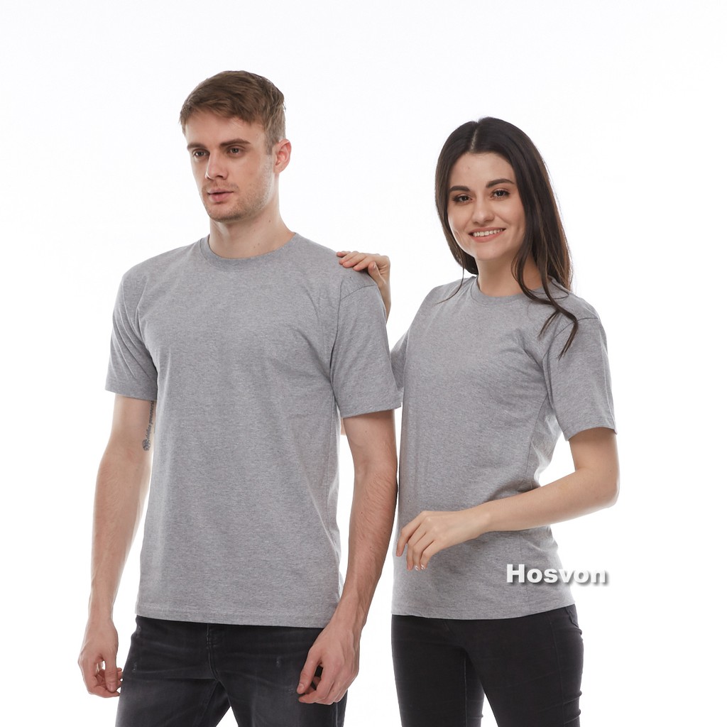 ABU MISTY MUDA Cotton Combed 20s Lengan Pendek (PRIA &amp; WANITA)