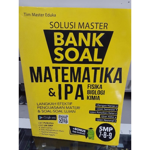 

BANK SOAL MATEMATIKA DAN IPA