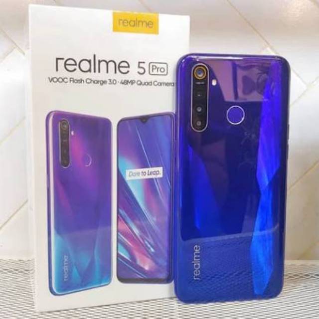 [COD] Realme 5 Pro RAM 4GB ROM 128GB Second Garansi Resmi - Sparkling Blue