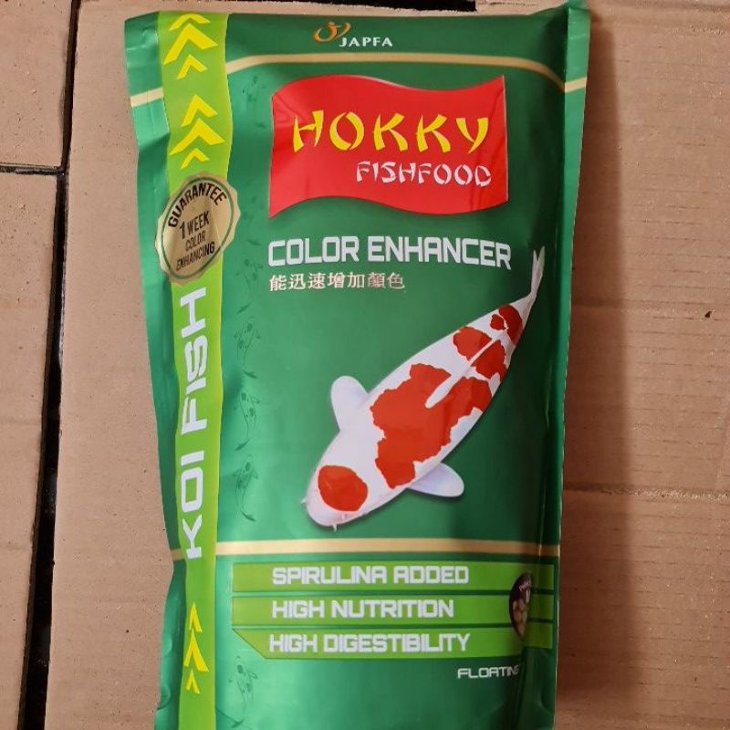 Hokky Fishfood - Pakan Koi Color Enhancer (Pakan untuk warna koi)