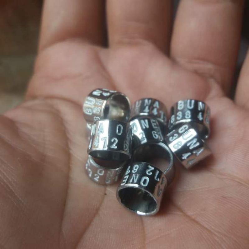 4 pcs RING MERPATI | BAJA KETROK REQUEST NAMA |