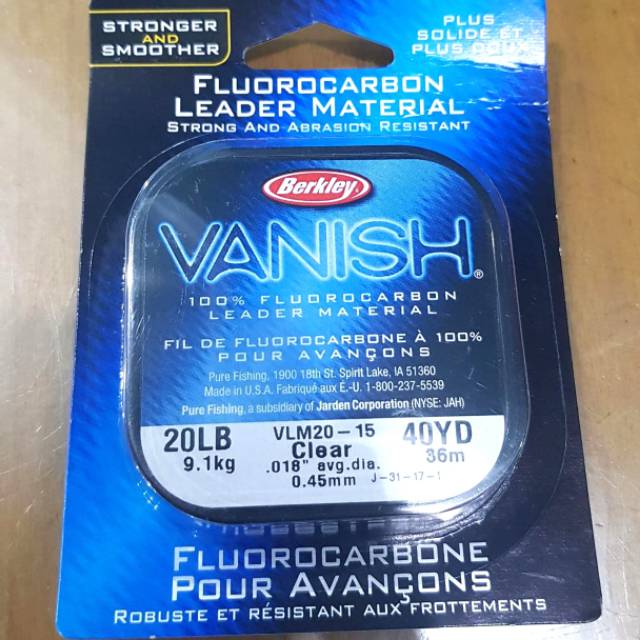 Leader Berkley Vanish Fluorocarbon 100%