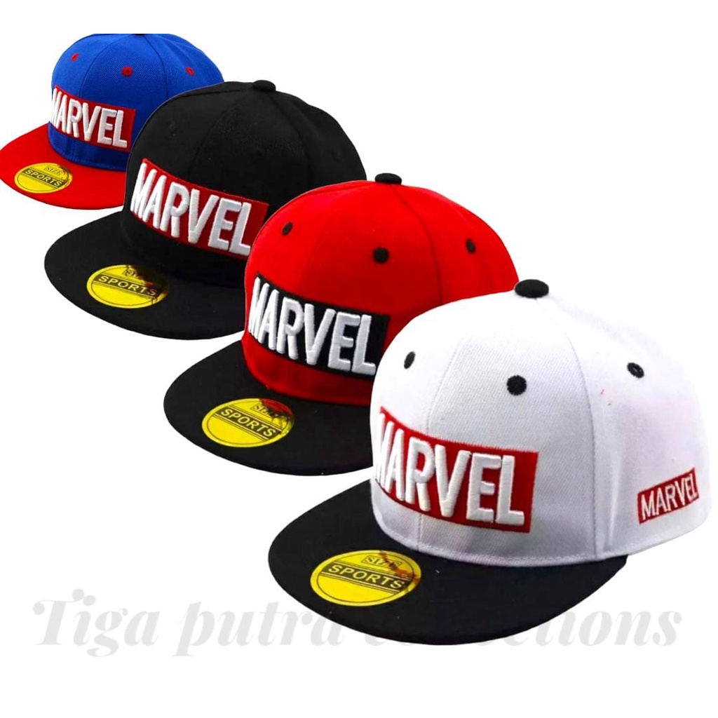 Topi Snapback anak original bordir marvel / topi snapback marvel anak laki-laki