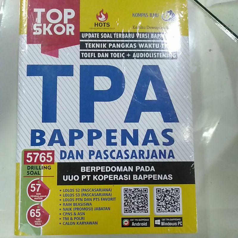 Top Skor TPA PSIKOTES BAPPENAS DAN PASCASARJANA 2021 2022