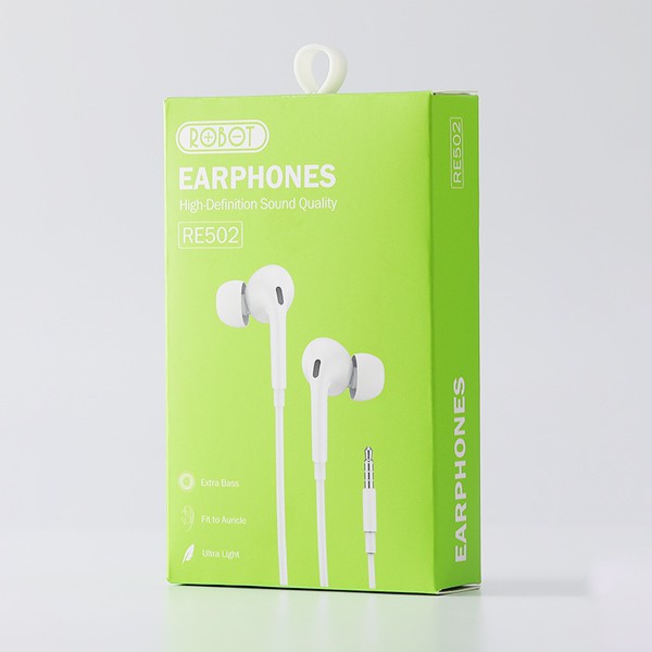 Headset Robot RE502 Earphone Bass Android