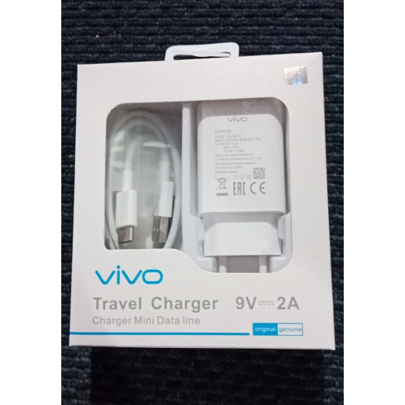 Charger Vivo V17 Pro V19 ORIGINAL100%SUPER FAST CHARGING TIPE-C